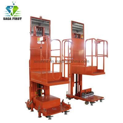 4.5m 300kg Mobile Electric Forklift Aerial Stock Order Picker