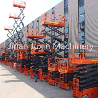 Mobile Electric Car Lift Aerial Self Propelled Working Scissor Lift Platform