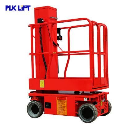 Mini Telescopic Boom Man Ladder Vertical Lift for Compact Corridor and Low Door