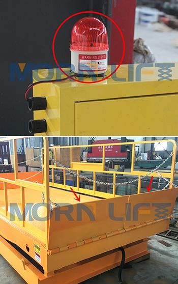 2m Height 5t Heavy Loading Dock Lift Table Scissor Lift Platform for Sale