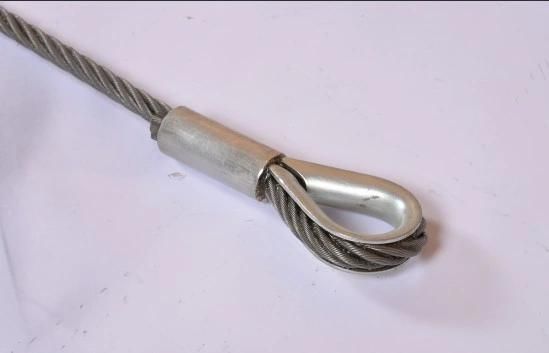 Carbon Steel DIN Wire Rope Thimble for Fastern Rigging