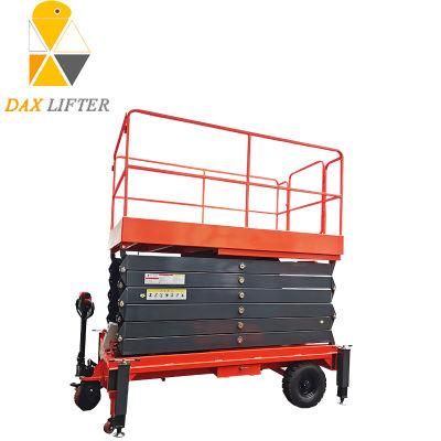 Good Standard Electric Powered Manual Movement Hydraulic Aerial Ladder Lift