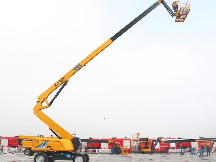 28m Hydraulic Mobile Xgs28 Telescopic Boom Lift Platform