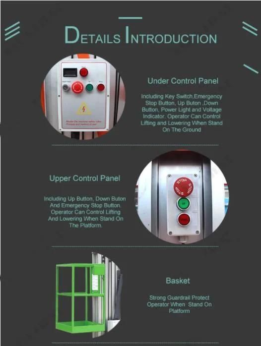 Economic Aluminum Work Lift Platform with CE