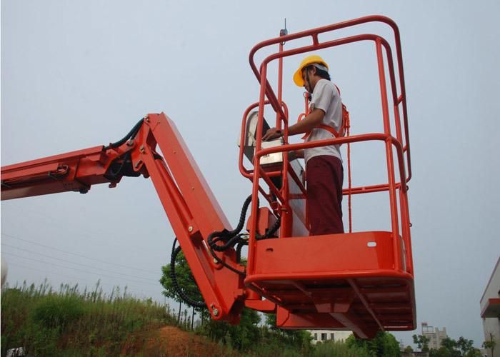 38m Self-Propelled Articulated Boom Lift Diesel Boom Lift