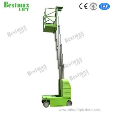 200kg Load 7.5m Platform Height Dual Mast Self Propelled Aerial Work Platform