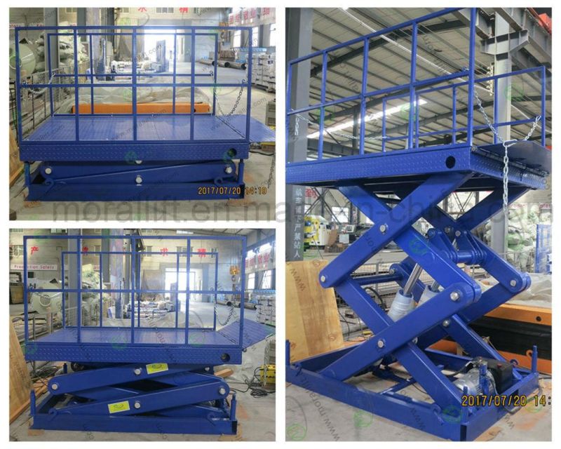 Stationary Hydraulic Scissor Lift Table with CE