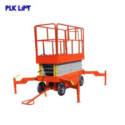 8m 10m 12m Electric Mobile Scissor Lift Aerial Work Man Lift