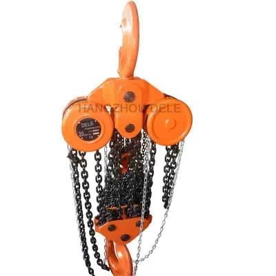10ton Manual Chain Pulley Block with Load Chain