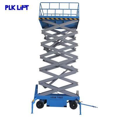 18 Meter Hand Crank Diesel Scissor Lift for Sale