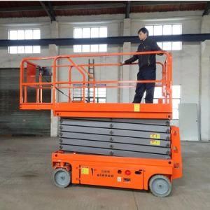 Trail-Type Small Platform Folding Scissor Lift with Extension Platform