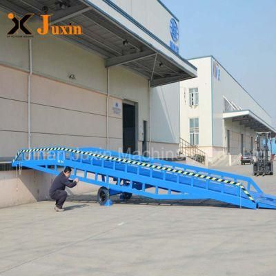 2022 Hot Sale 6-10t Mobile Loading Ramp / Container Ramp for Forklift