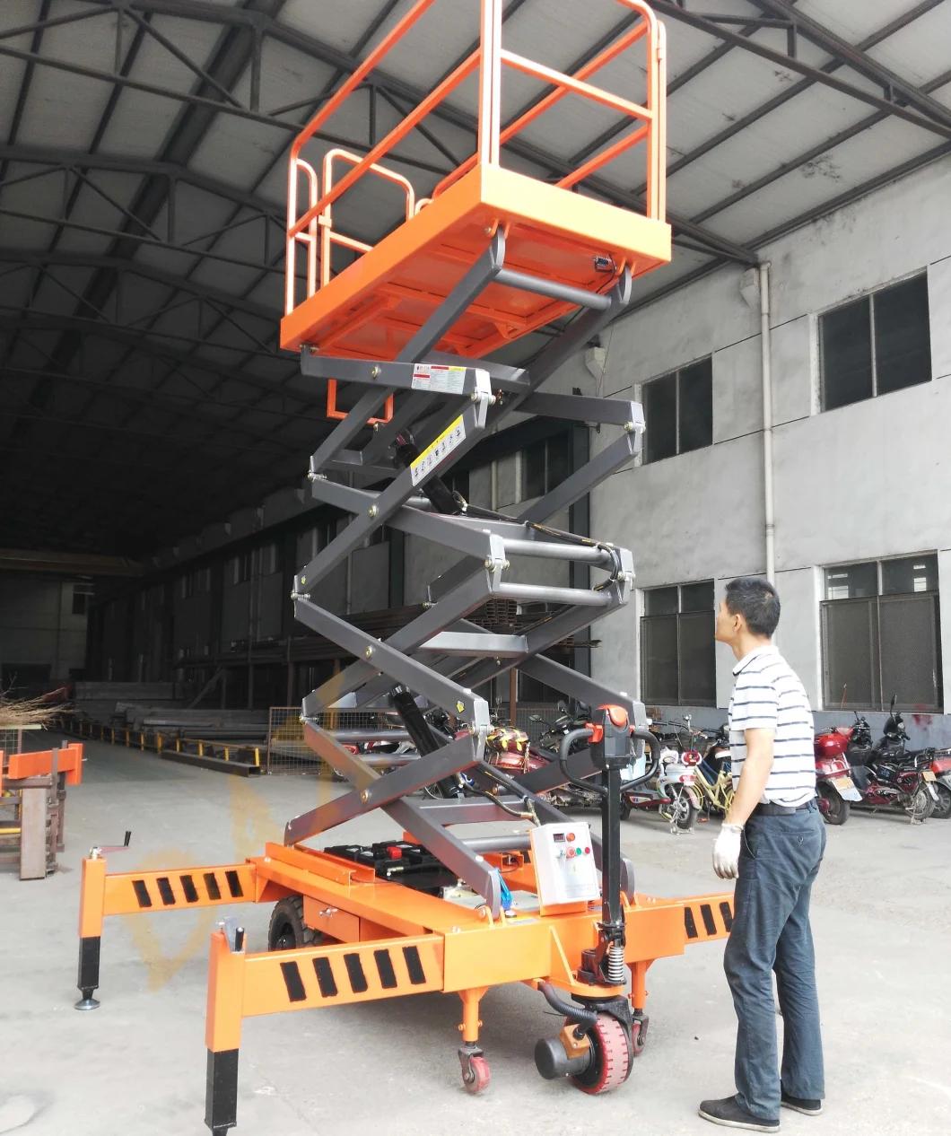 China Supplier Labor-Saving Efficient Full Electric Scissor Mobile Lift Machine