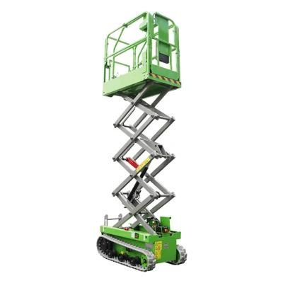 Hydraulic Self Propelled Crawler Vertical Lifting Scissor Lift for Sale