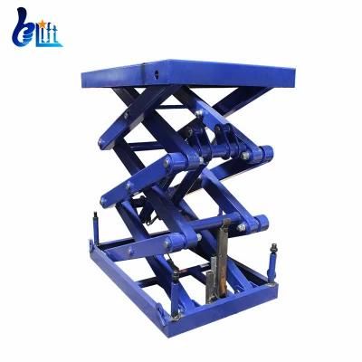 Portable Hydraulic Lift Machine Electric 1m Small Scissor Lift Tables