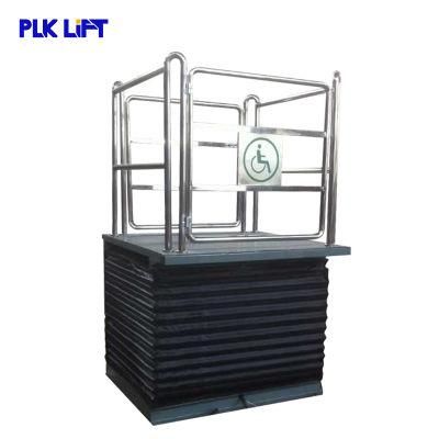 Customized Lifting Platform Scissor Construction Man Lift for Wheelchairs