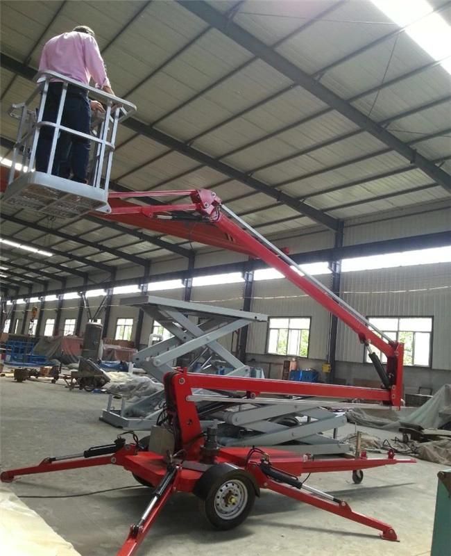 Towed Telescopic Aerial Platform with CE