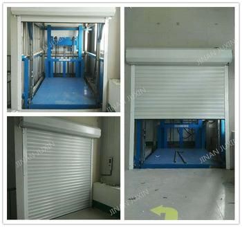 China Manufacturer Vertical Rail Freight Elevator Hydraulic Cargo Lift for Indoor or Outdoor Warehouse