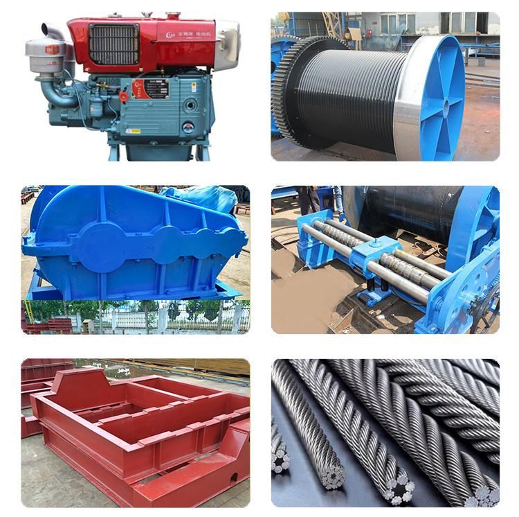 China Motor Yzr Diesel Drive Winch with 500m Rope