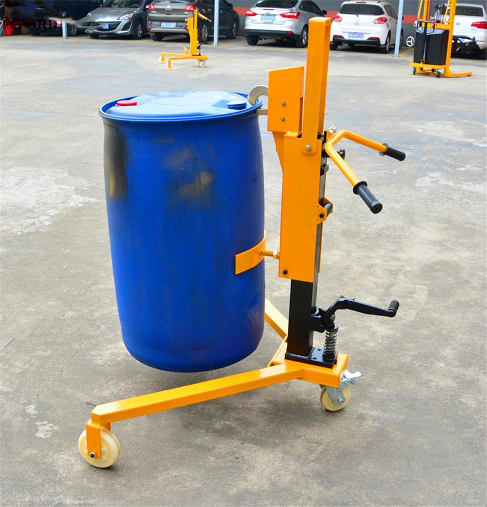 High Quality Hydraulic Drum Truck Lifting Height 300 mm Load Capacity 350kg