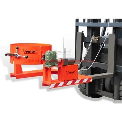 Remote Control Drum Rotation Forklift Battery Drum Tilter