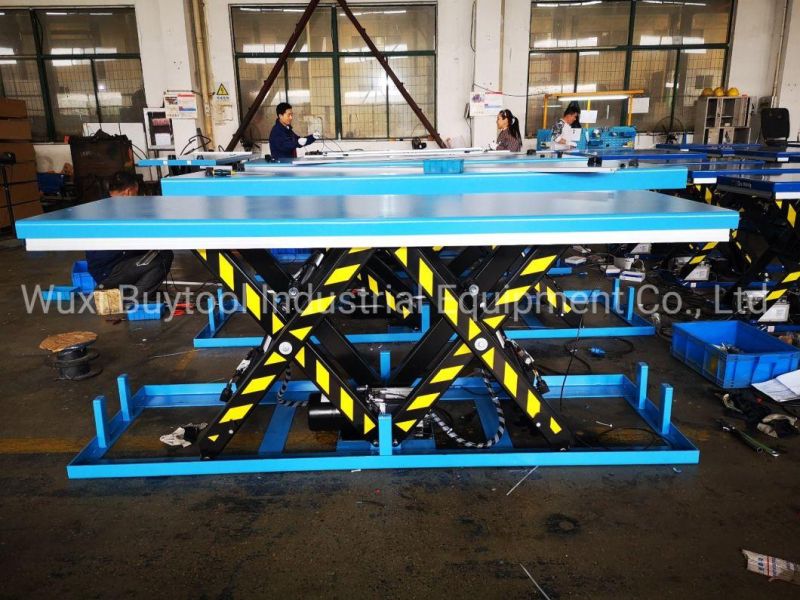 Stationary Scissor Lift Table 1000mm Lifting Height for Heavy Material Handling