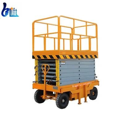 Hydraulic Greenhouse Scissor Lift Mini Order Picker Air Lifting Jack