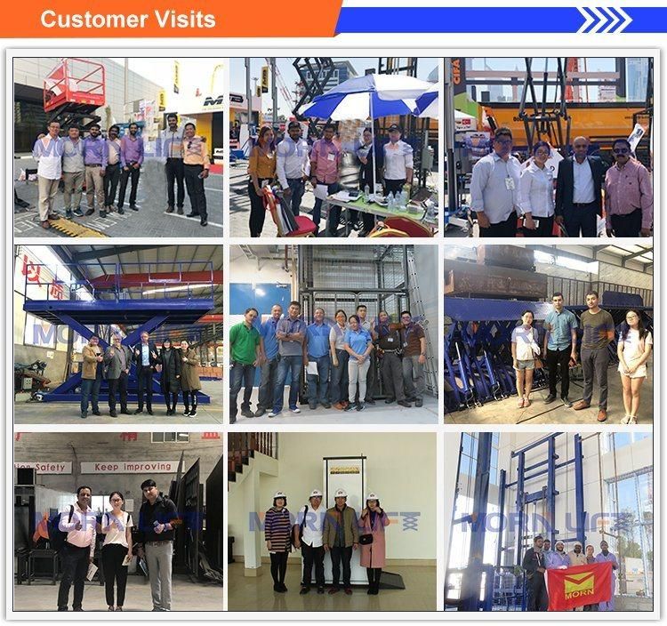 Customized Self-Propelled 16m Morn CE China Hydraulic Lifter Price Mobile Scissor Lift