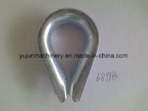 Hot DIP Galvanized DIN6899b Wire Rope Thimble for Cable 28mm