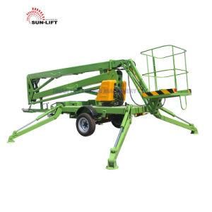 14m Hydraulic Articulated Mobile Aerial Platform Working Platform Lift with Ce