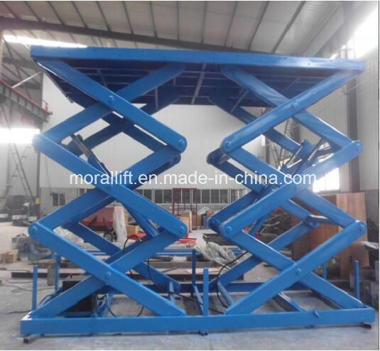 Scissor Type Stationary Hydraulic Heavy Loading Lift for Sale