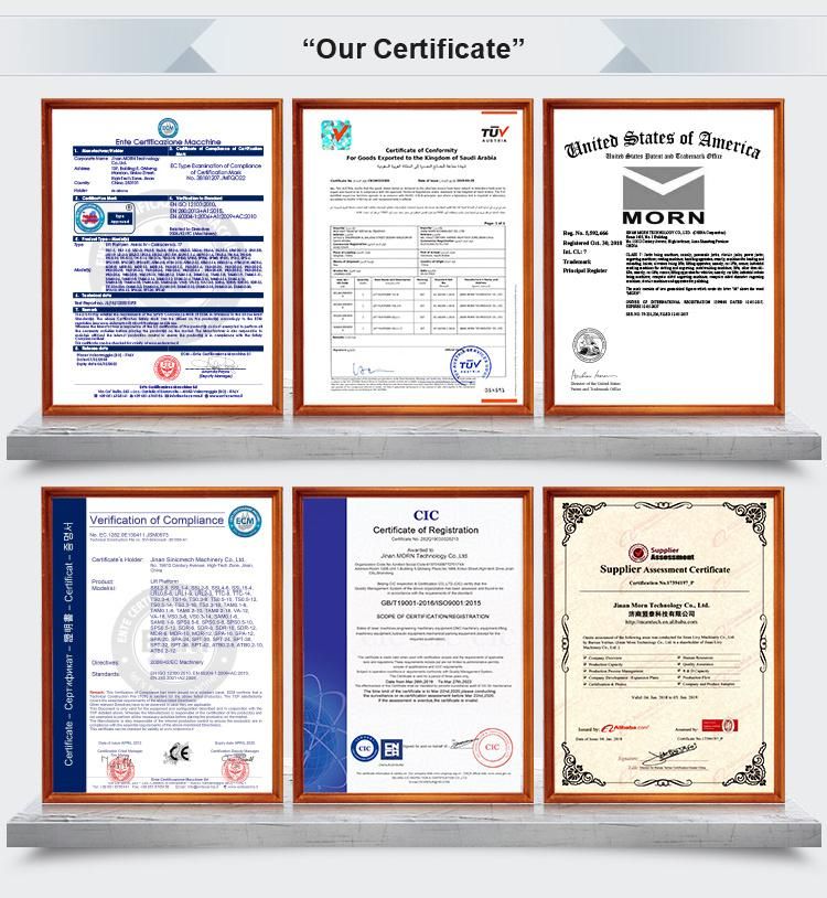 Volt/Hertz/Phase Could Be Customized Shipboard Crane Morn Garage Equipments Lifts