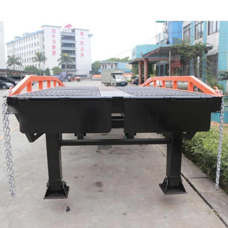 Movable Forklift Loading Goods Ramp Hydraulic Yard Ramp for Factory