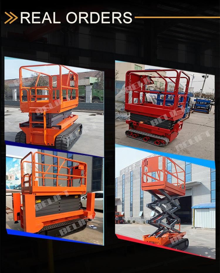 Hydraulic Automatic Crawler Tracked Scissor Lift for Construction