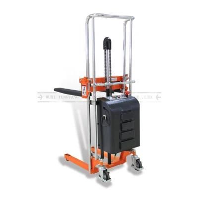 Loading Capacity 400kg High Quality Imported Pump Station Electric Pallet Stacker