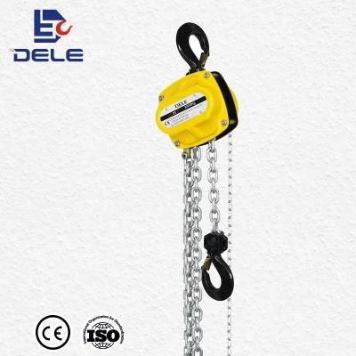 Guarantee Against Rust Manual 0.5t Pulley Chain Hoist Chain Block for Sale