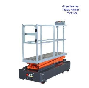 Hydraulic Greenhouse Aerial Work Platform for Harvest Picking / Lifting Platform / Truck