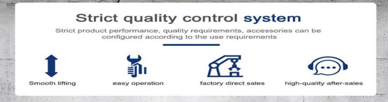 Warehouse Fixed Guide Rail Cargo Lift/ Hydraulic Chain Freight Elevators