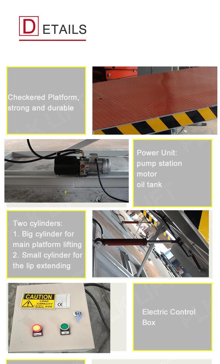 Ce Certified Electric Hydraulic Ramp for Trucks