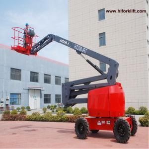 High Quality Diesel Self Propelled Aerial Work Platform with Jib for Rough Terrain