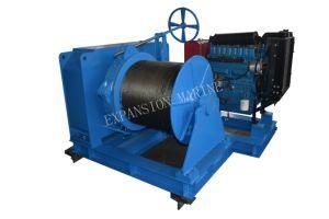 10t Diesel Power Marine Mooring Winch