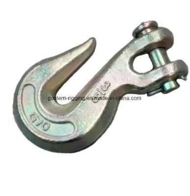 G80 Forged Steel Clevis Slip Hook with Safety Latch