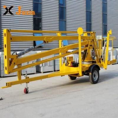 Factory Supply Trailer Aerial Platform Articulated Tractor Boom Lift