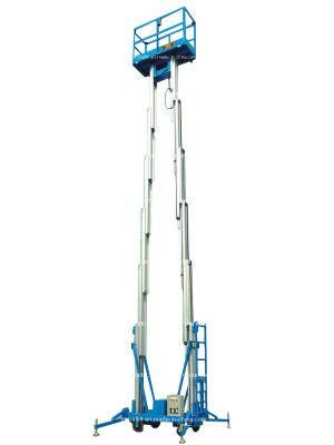 Aerial Work Double Mast Aluminum Alloy Hydraulic Genie Lift