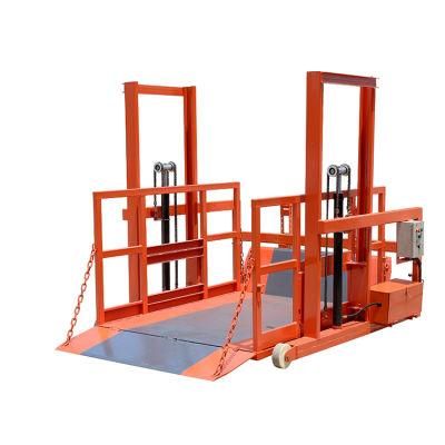 Movable 1.5ton 1.6m Lift Cargo for Container with Forklift Truck