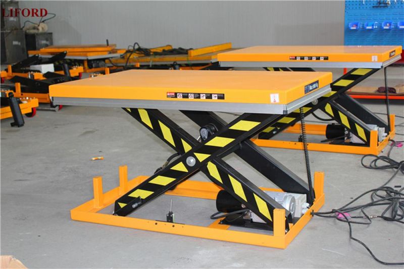 1000-4000kg Single Arm Set Scissor Lift Tables Hw1001 Series