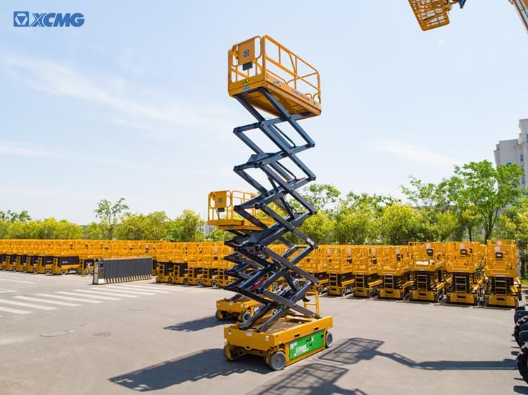 XCMG Brand New Xg1614HD Hydraulic Drive Scissor Lift Table Aerial Mobile Elevating Work Platform 16m with Lead-Acid/Lithium Battery Price