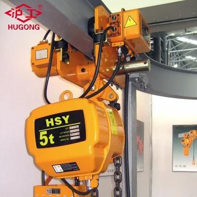 5ton Capacity Electric Chain Hoist with Load Limiter