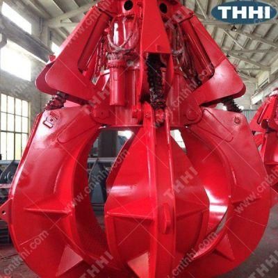 Hydraulic Type Grab on The Crane