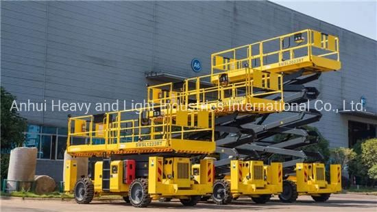 Sunward Cross Country Scissor Type Aerial Working Platform Swsl1223rt